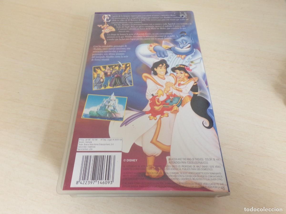 Cine: ALADDIN Y EL REY DE LOS LADRONES VHS - Foto 3