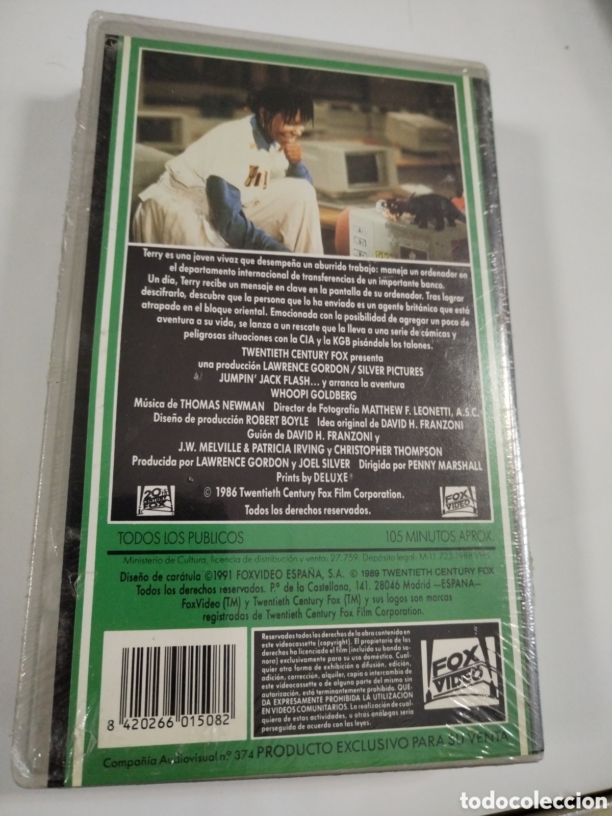 Cine: Jumpin Jack flash. VHS. Precintado - Foto 2