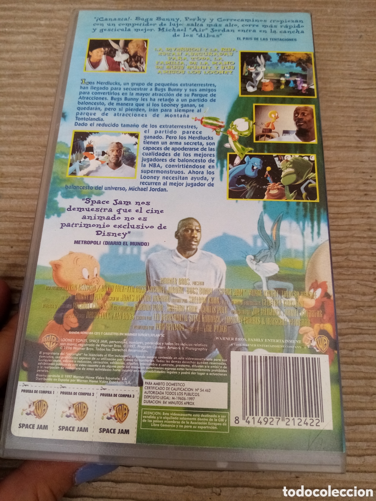 Cine: Space Jam. Pelicula VHS - Foto 3