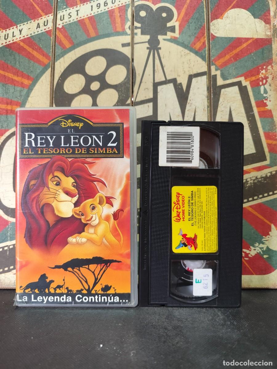 Cine: LF 38 VHS Disney CP El rey le&oacute;n 2 El tesoro de Simba