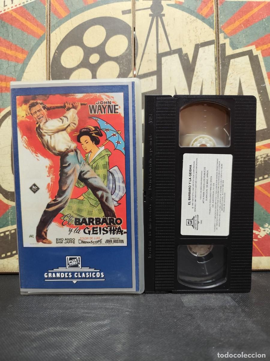 lf 46 vhs cp el bárbaro y la geisha - john wayn - Comprar Filmes de cinema  VHS no todocoleccion