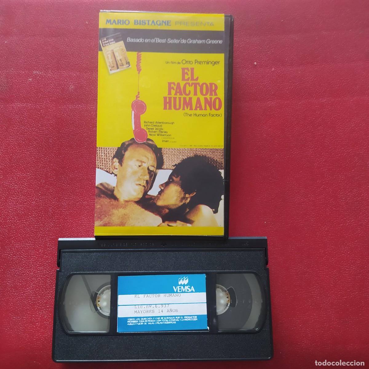 Cine: VHS- EL FACTOR HUMANO. MARIO BISTAGNE - Foto 1