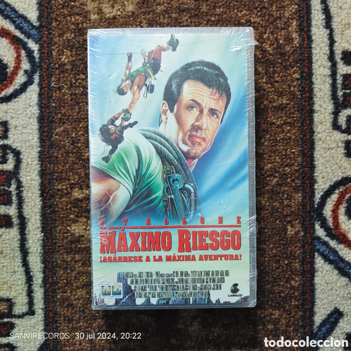 Cine: VHS: MAXIMO RIESGO (SYLVESTER STALLONE...) - Foto 1