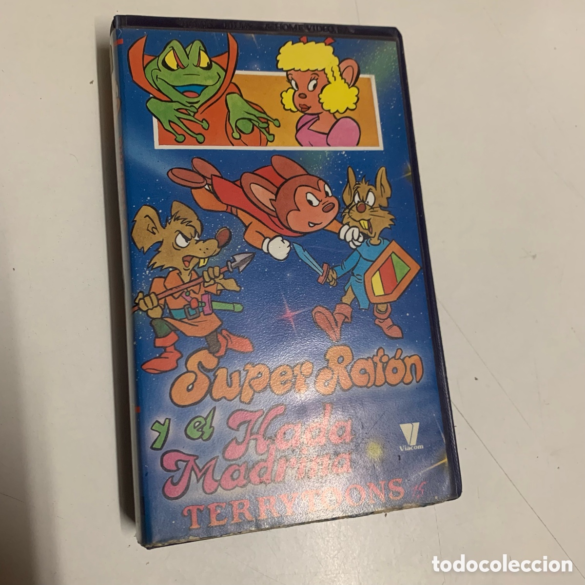 Cine: Antigua pel&iacute;cula de Videoclub vhs Super rat&oacute;n y el hada madrina