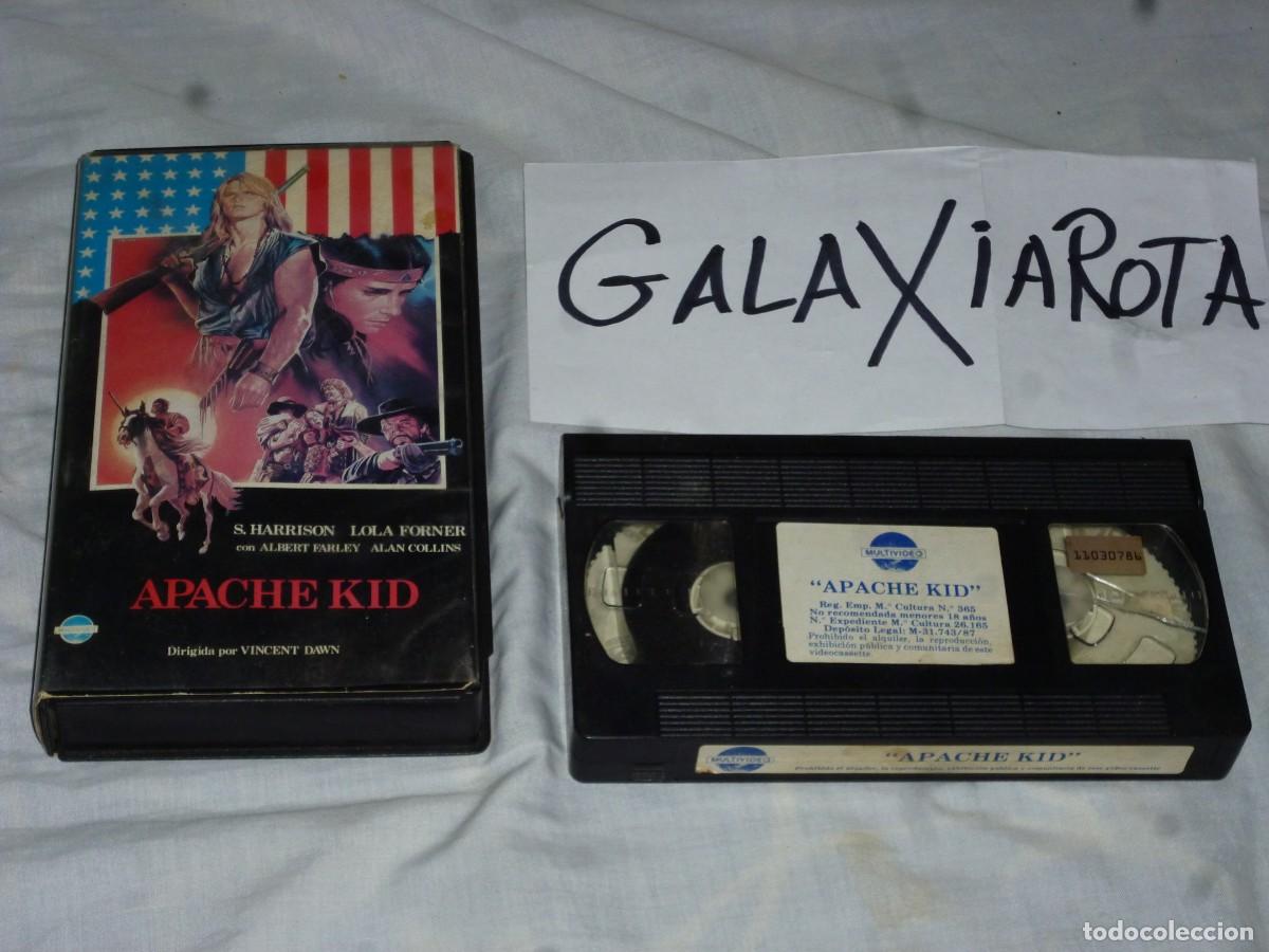 Cine: Apache kid. pelicula en video vhs - Foto 1