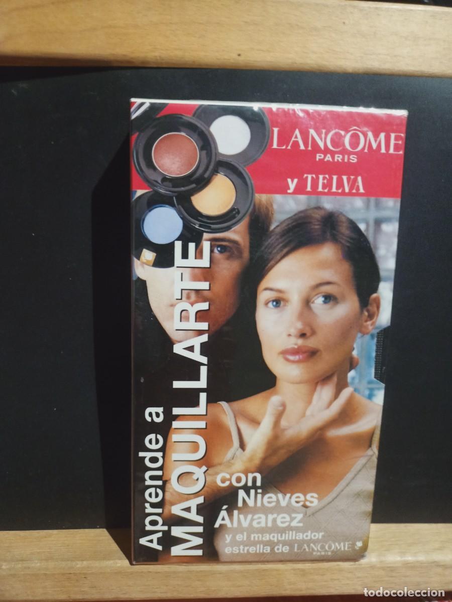 Cine: APRENDE A MAQUILLARTE CON NIEVES &Aacute;LVAREZ Y EL MAQUILLADOR ESTRELLLA DE LANCOME. TELVA. PRECINTADA