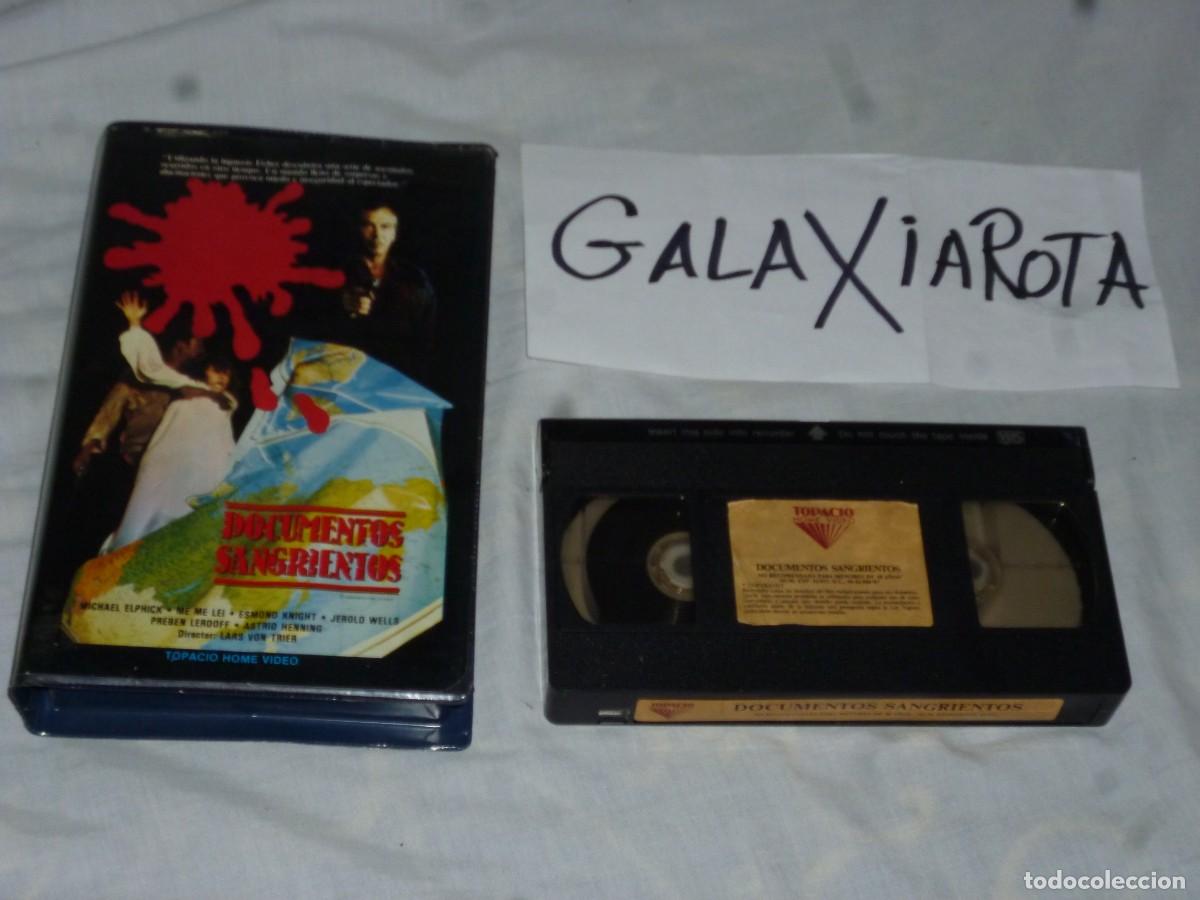 Cine: Documentos sangrientos. pelicula en video vhs - Foto 1