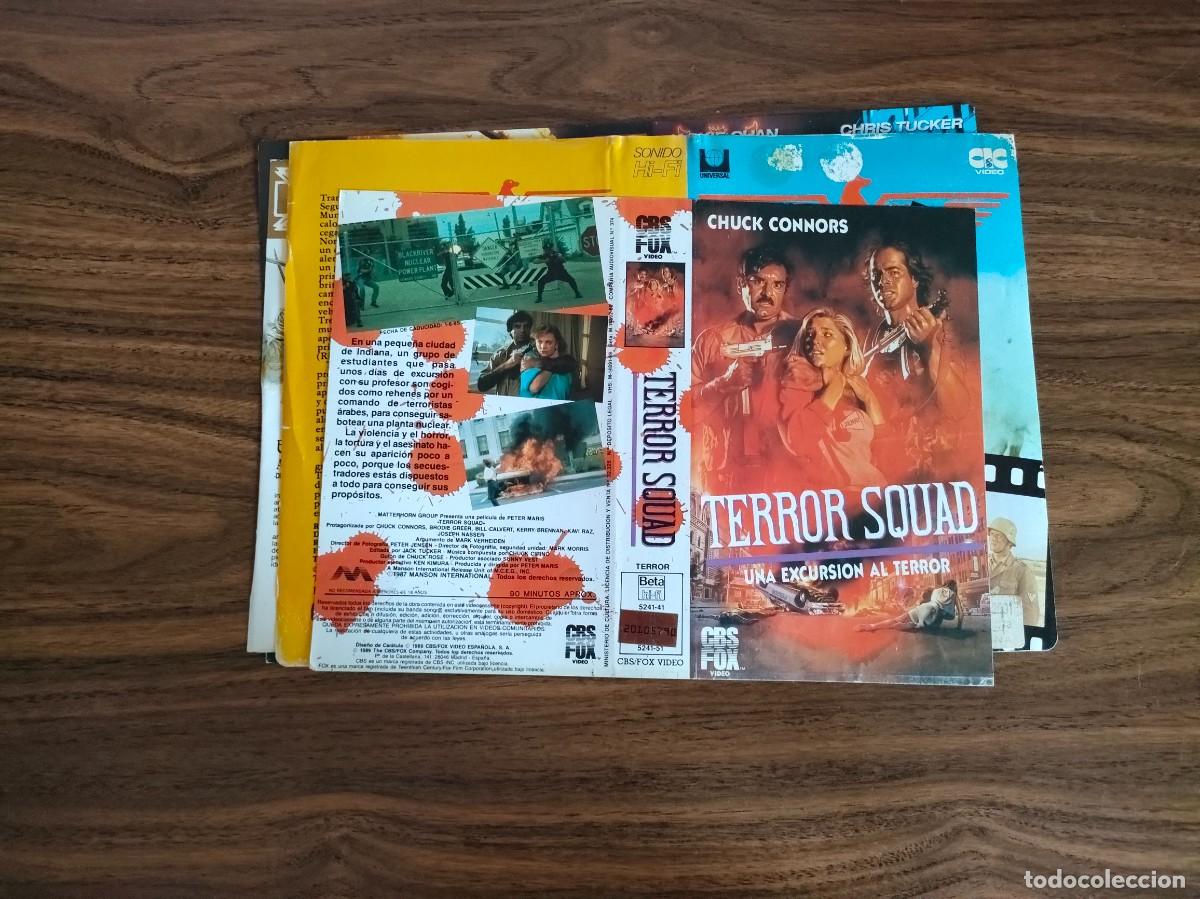 Cine: CARATULA VHS, BETA - TERROR SQUAD - Foto 1