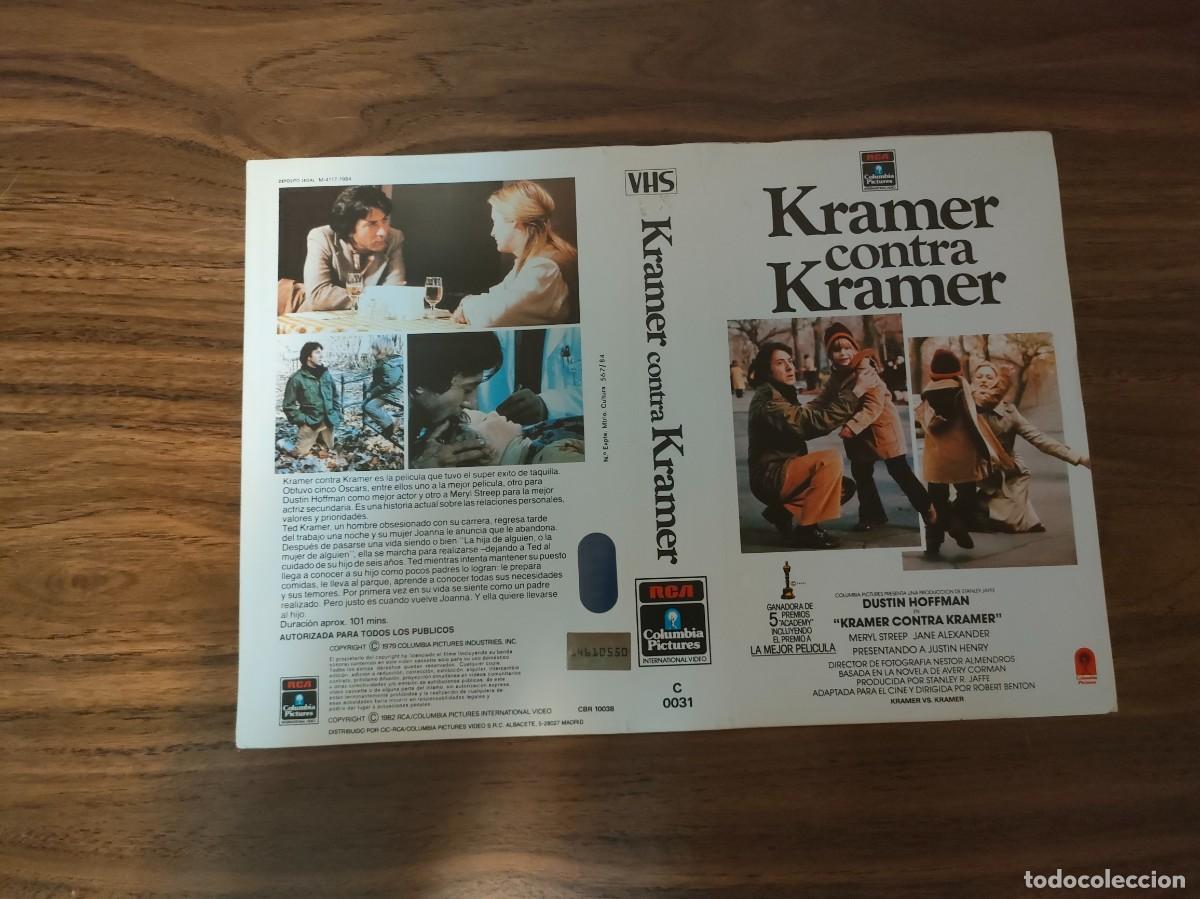 Cine: CARATULA VHS, BETA - KRAMER CONTRA KRAMER - Foto 1