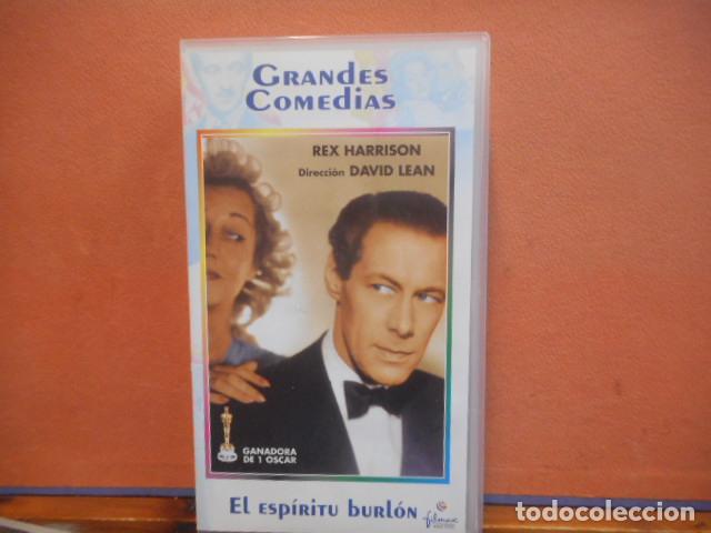 Cine: VHS. GRANDES COMEDIDAS. EL ESP&Iacute;RITU BURL&Oacute;N. RX HARRISON