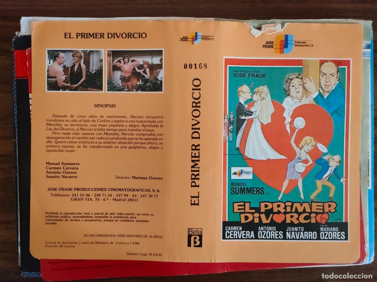 Cine: CARATULA VHS, BETA - EL PRIMER DIVORCIO - Foto 1