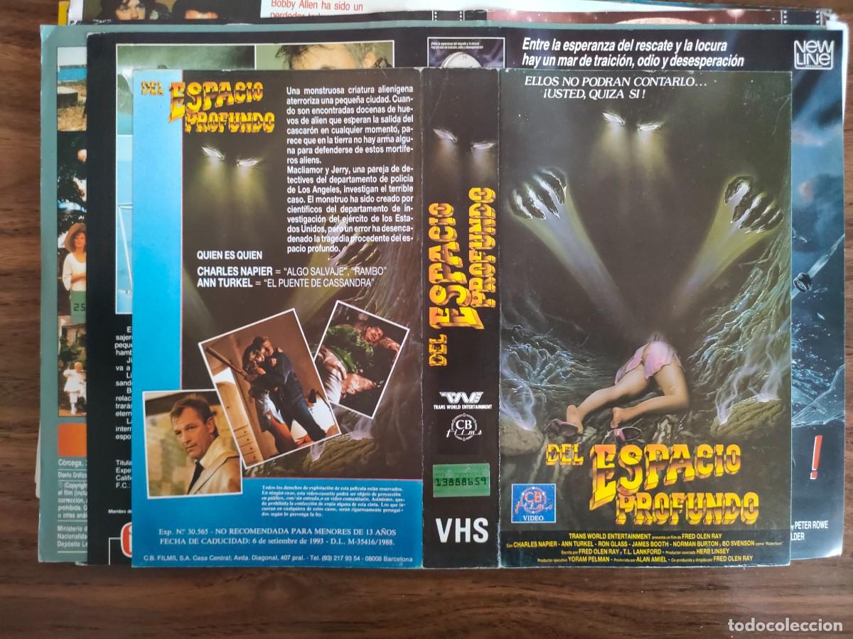 Cine: CARATULA VHS, BETA - DEL ESPACIO PROFUNDO - Foto 1