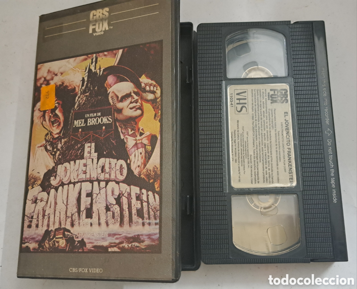 Cine: El Jovencito Frankenstein VHS 1a Edici&oacute;n