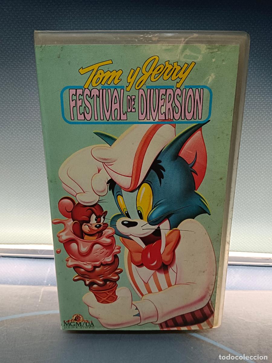 Cine: Vhs, Tom y Jerry, festival de diversion, warner, 1993, dificil de encontrar