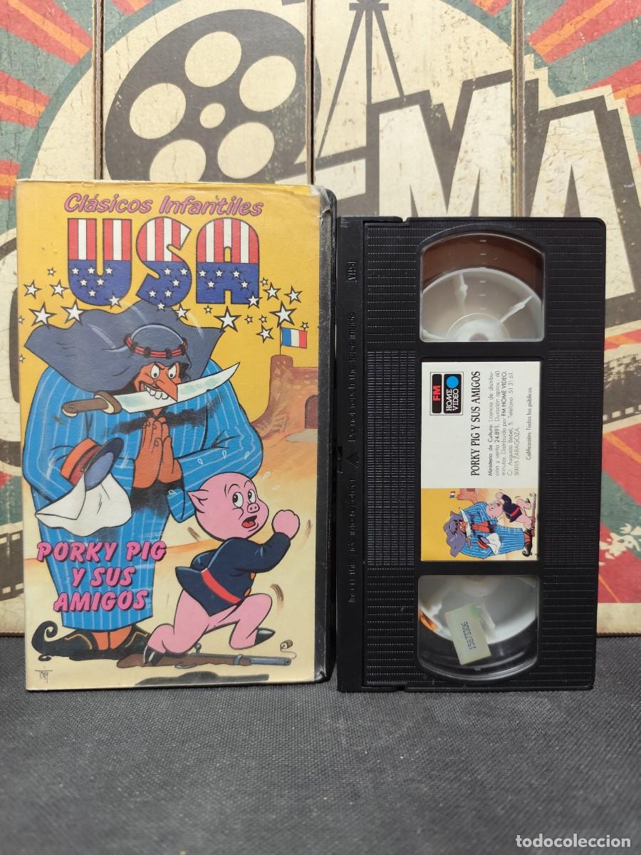 Cine: L6 VHS CP 378 Porky Pig y sus amigos / Cl&aacute;sicos infantiles USA