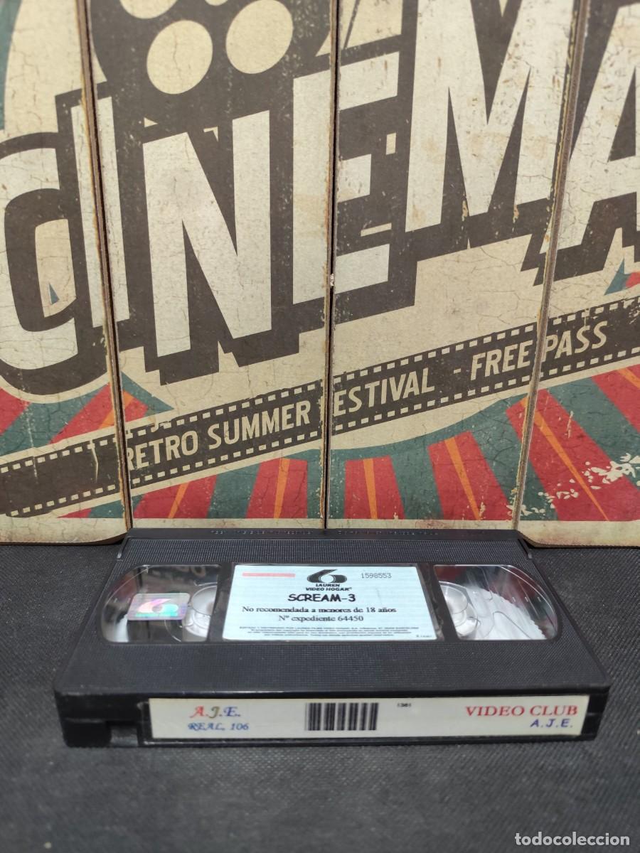 Cinema: S&oacute;lo cinta VHS 60 Scream-3