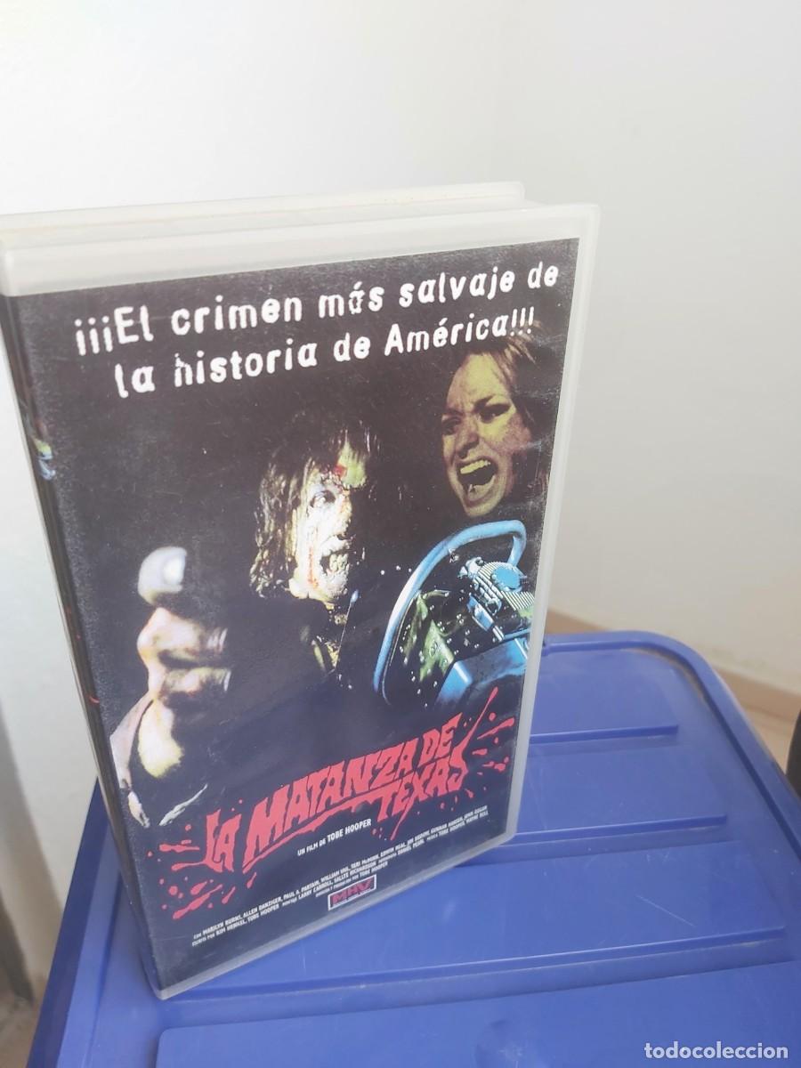 Cine: VHS: LA MATANZA DE TEXAS (TOBE HOOPER) - Foto 1