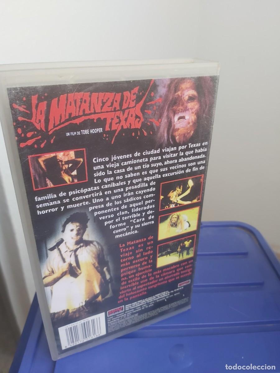 Cine: VHS: LA MATANZA DE TEXAS (TOBE HOOPER) - Foto 2