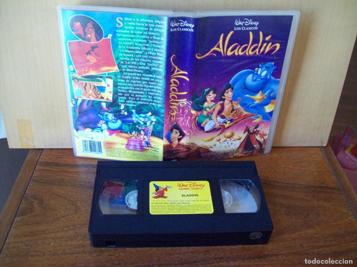 Cine: ALADDIN - LOS CLASICOS DE WALT DISNEY - VHS 1994