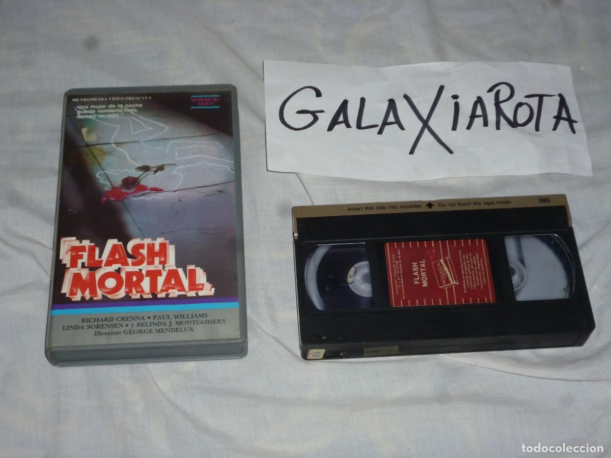 Cine: Flash mortal. pelicula en video vhs - Foto 1