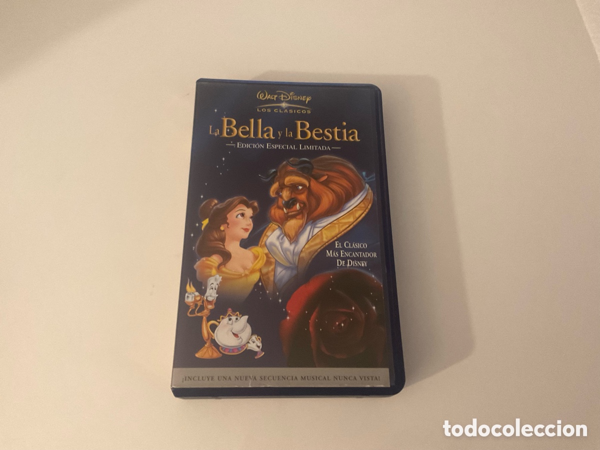 Kino: ‼️LA BELLA Y LA BESTIA (LOS CLASICO DE WALT DISNEY) -VHS-‼️