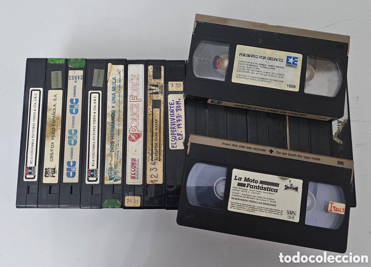 Cine: LOTE 18 VHS SIN ESTUCHES NI CARATULAS VER FOTOS Y TITULOS