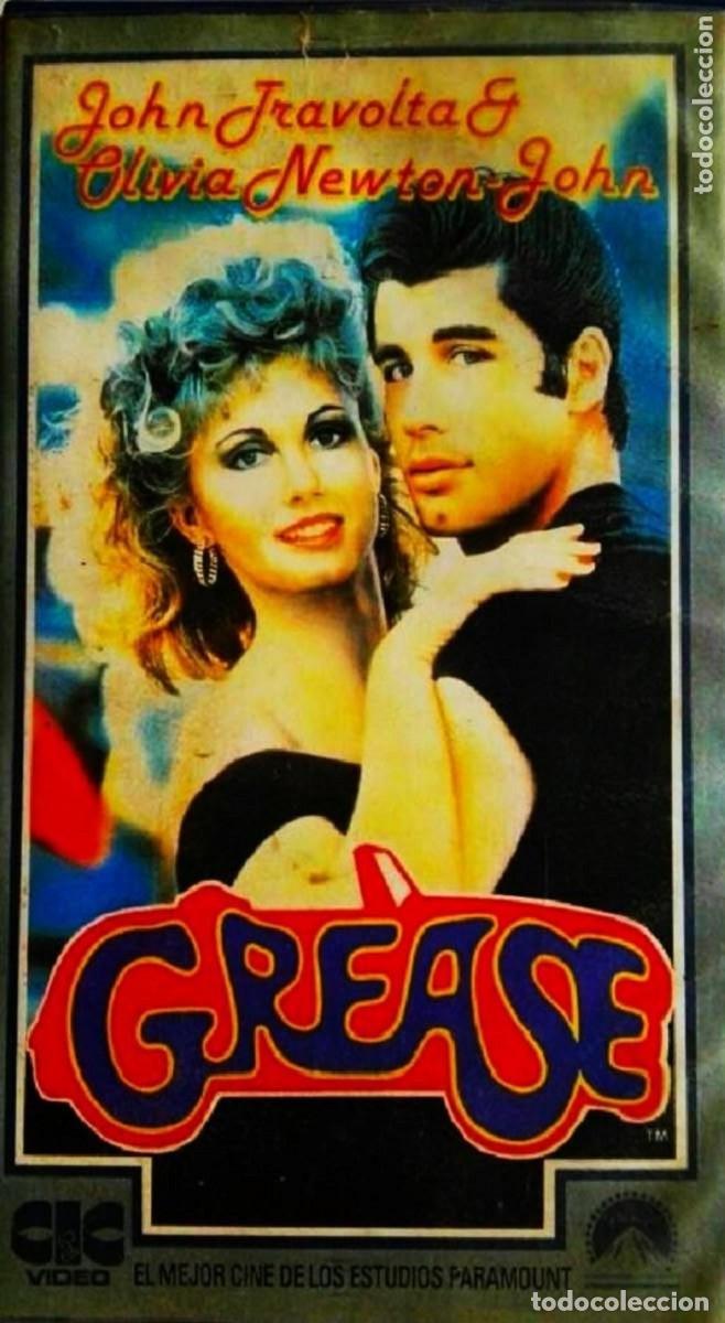 Cinema: GREASE (BRILLANTINA) 1&ordm; Y 2&ordm; PARTE. CINE EN VHS.