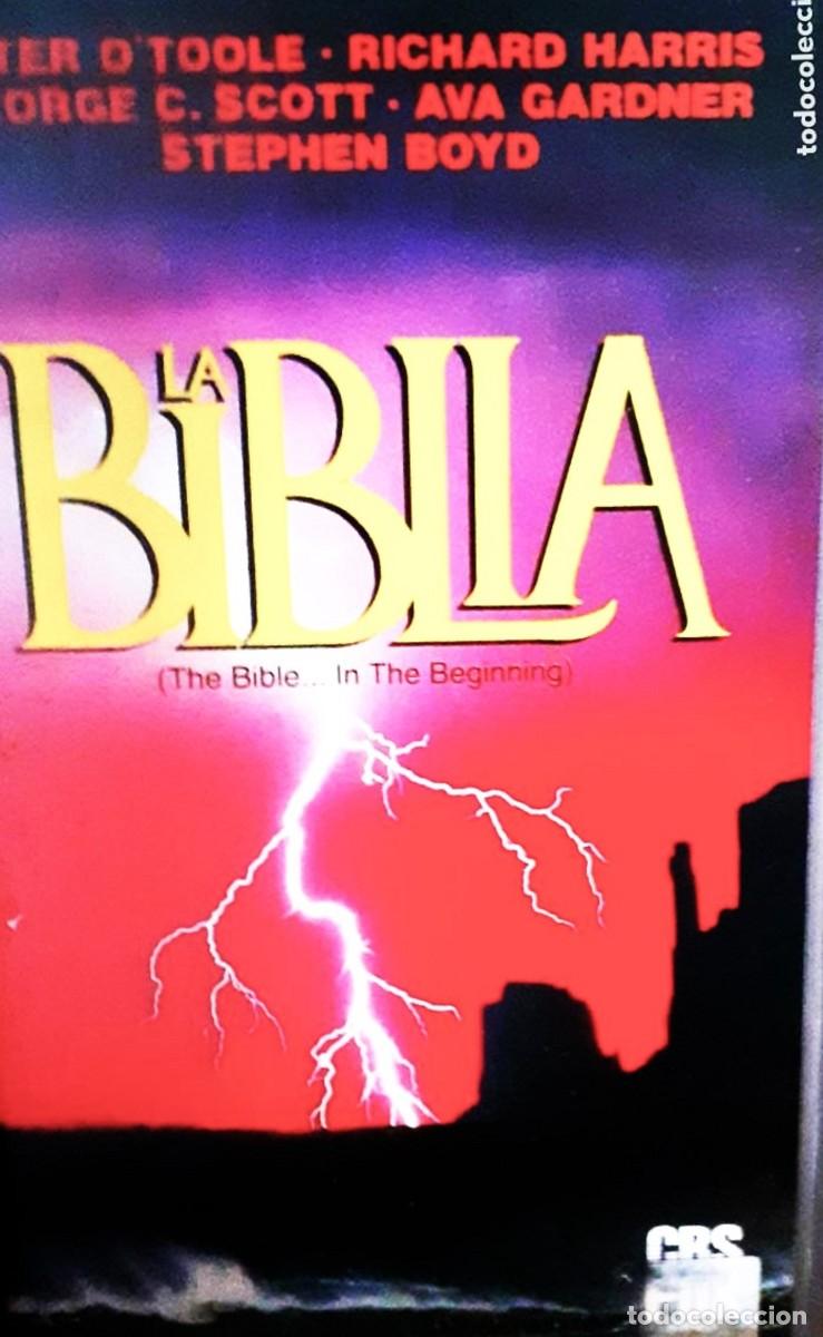 Cinema: LA BIBLIA EN EL PRINCIPIO BASADA EN EL PRIMER LIBRO GENESIS. JESUS DE NAZARET. CINE VHS CRISTIANO.