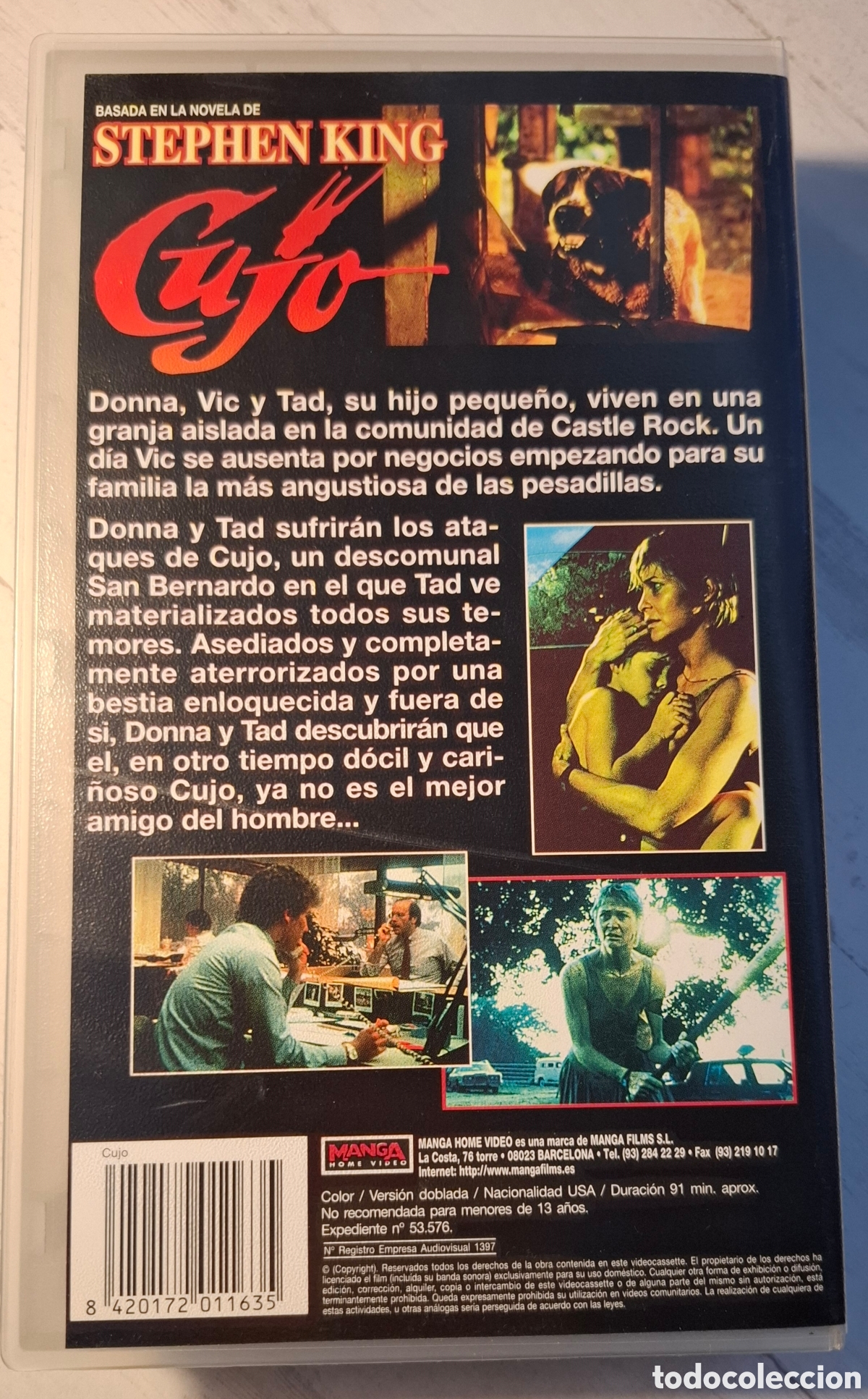 Cine: Cujo VHS Stephen King - Foto 2