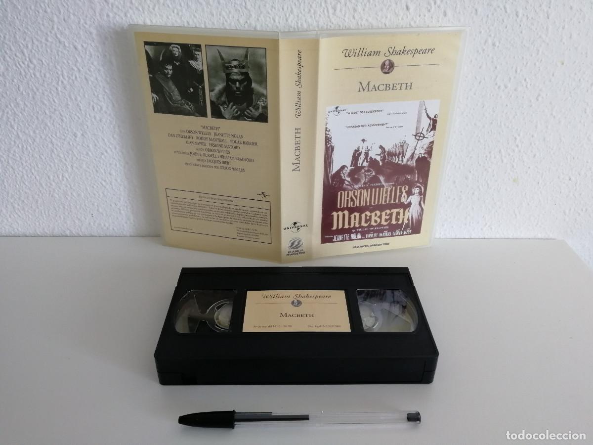 Cine: VHS ORIGINAL - MACBETH - ORSON WELLES - Foto 1