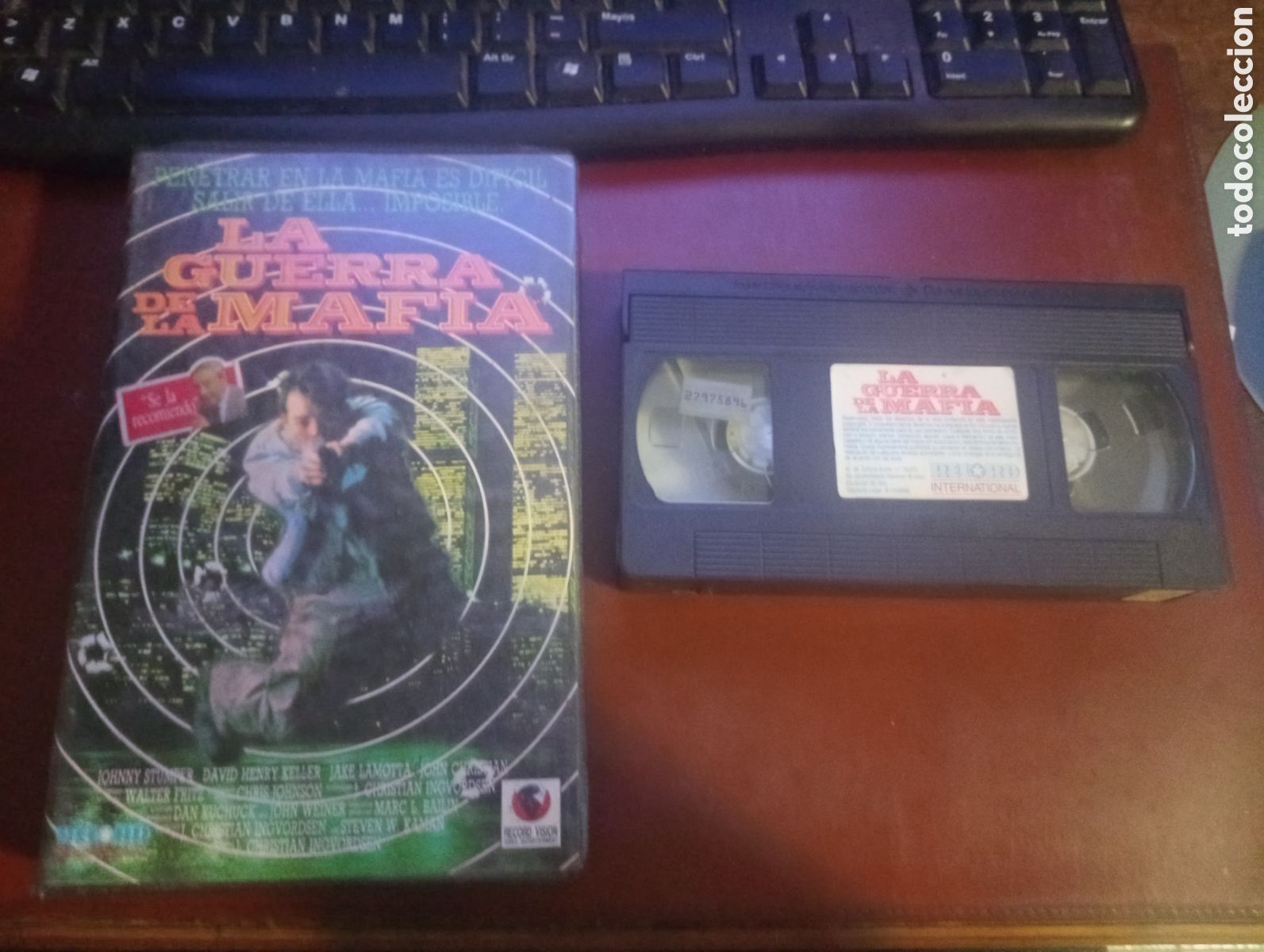 Cine: VHS LA GUERRA DE LA MAFIA - Foto 1