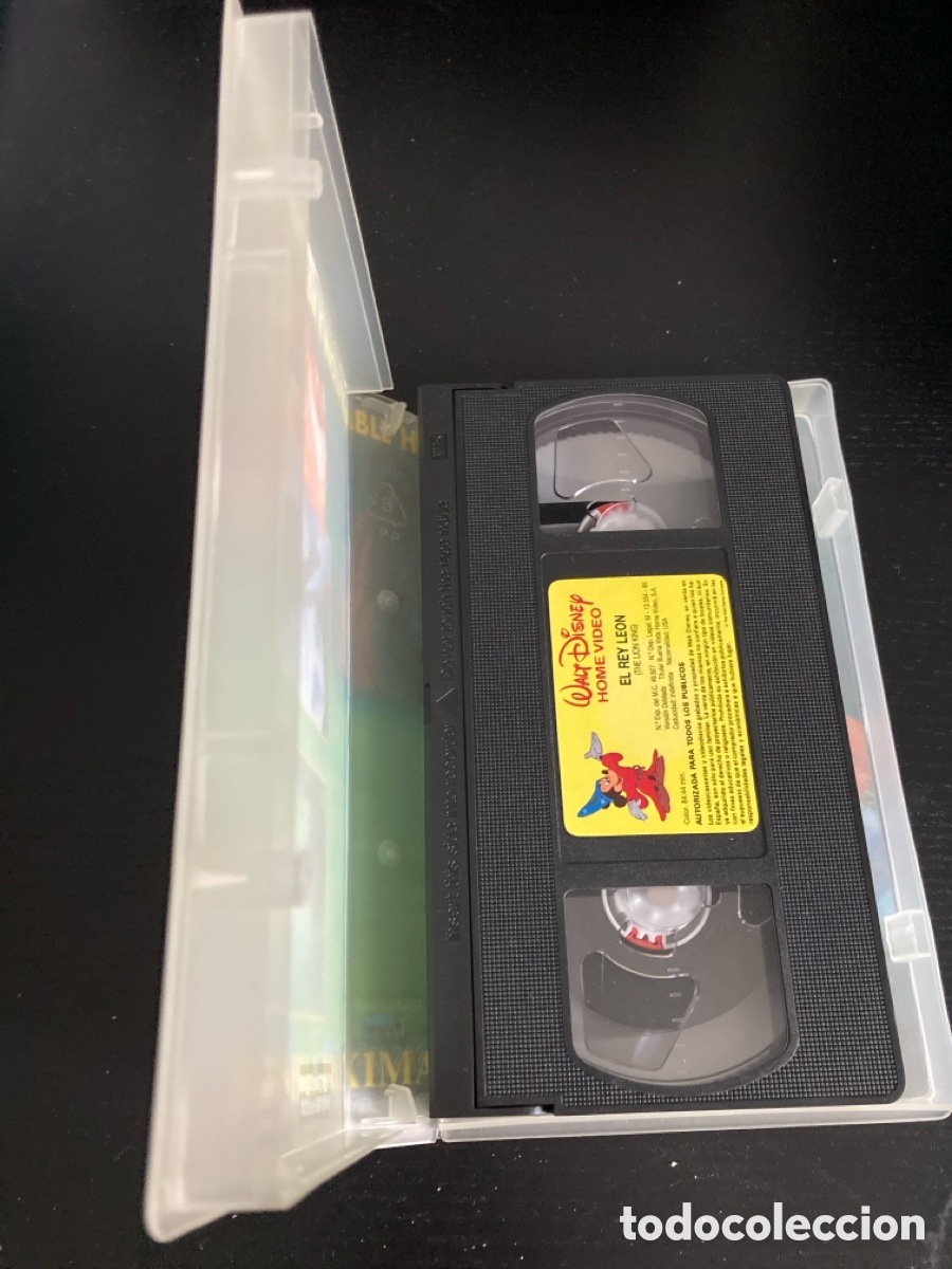 Cine: Pel&iacute;cula El Rey Le&oacute;n VHS - Foto 3