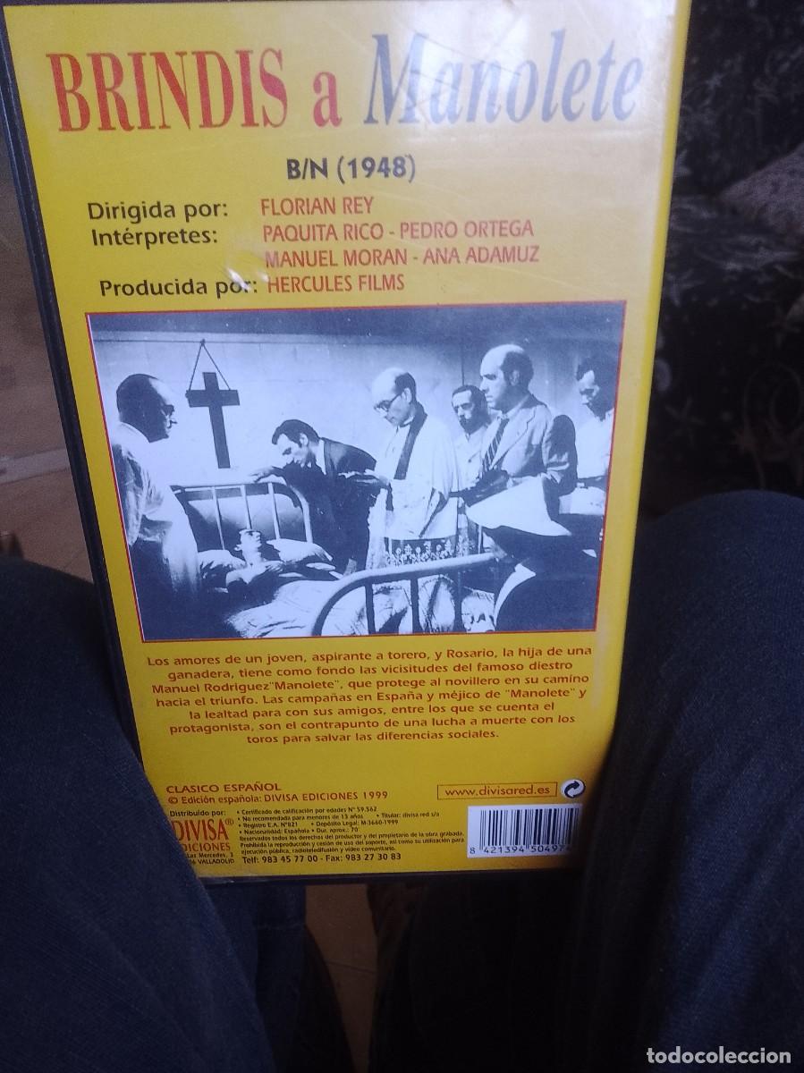 Cine: Brindis a Manolete vhs vhs - Foto 2