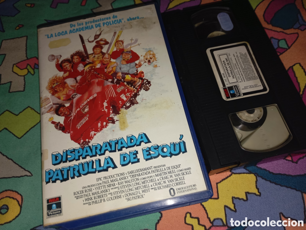 Cine: Disparatada patrulla de esqui- vhs- richard correll- descatalogada sex comedy