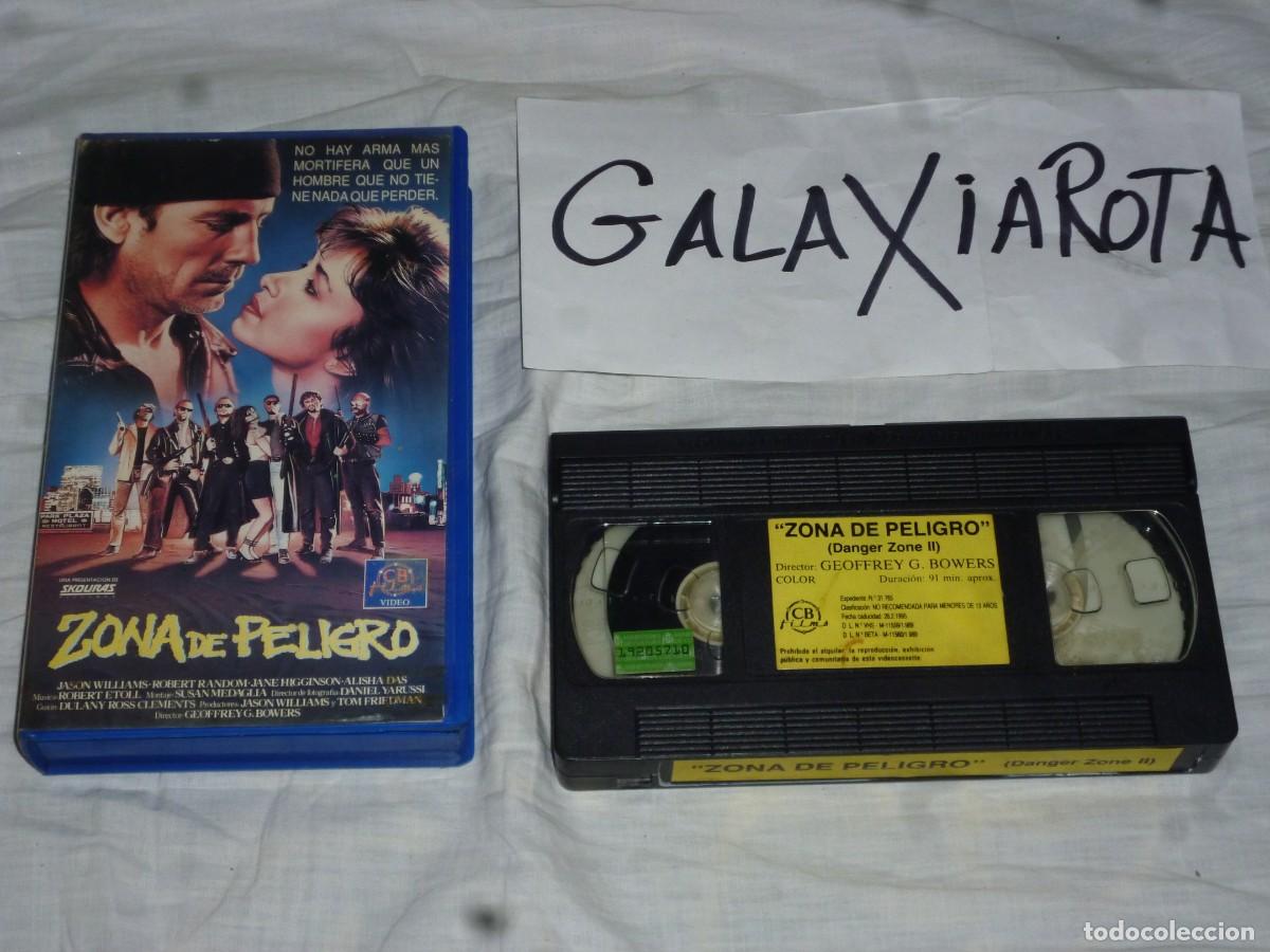 Cine: Zona de peligro. pelicula en video vhs - Foto 1