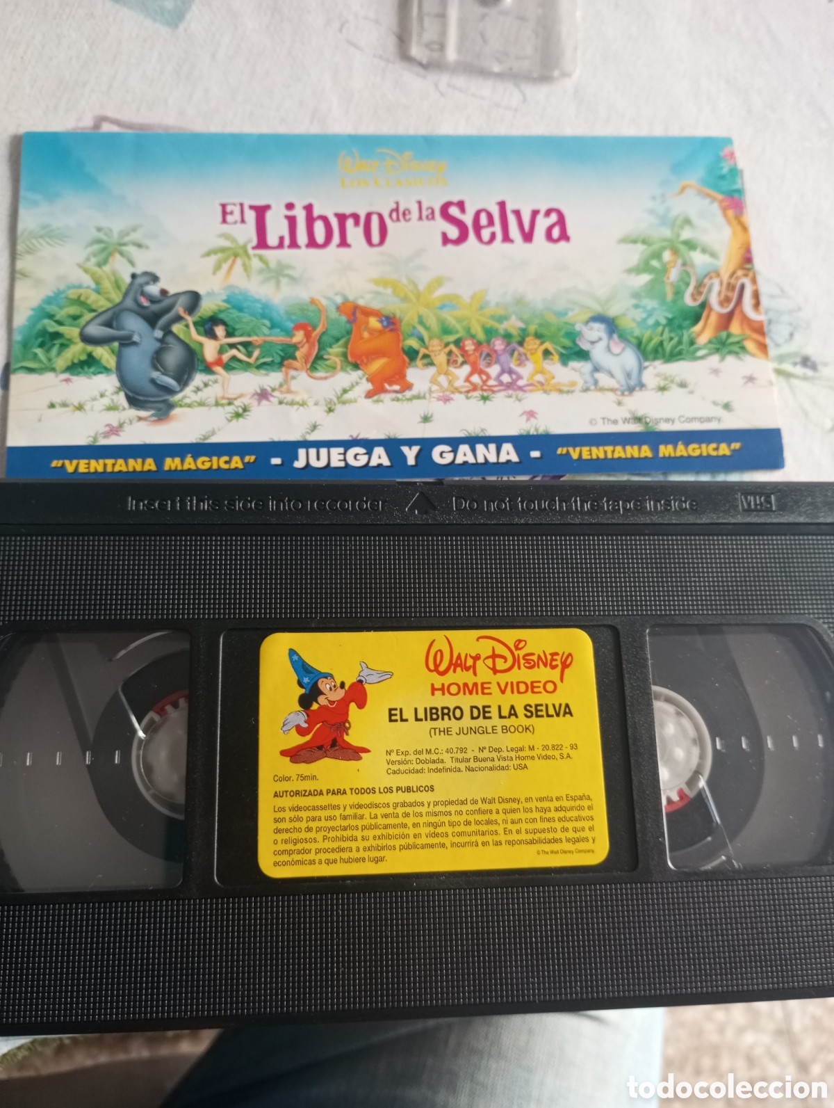 Cine: El Libro de la Selva VHS Original Disney - Foto 2