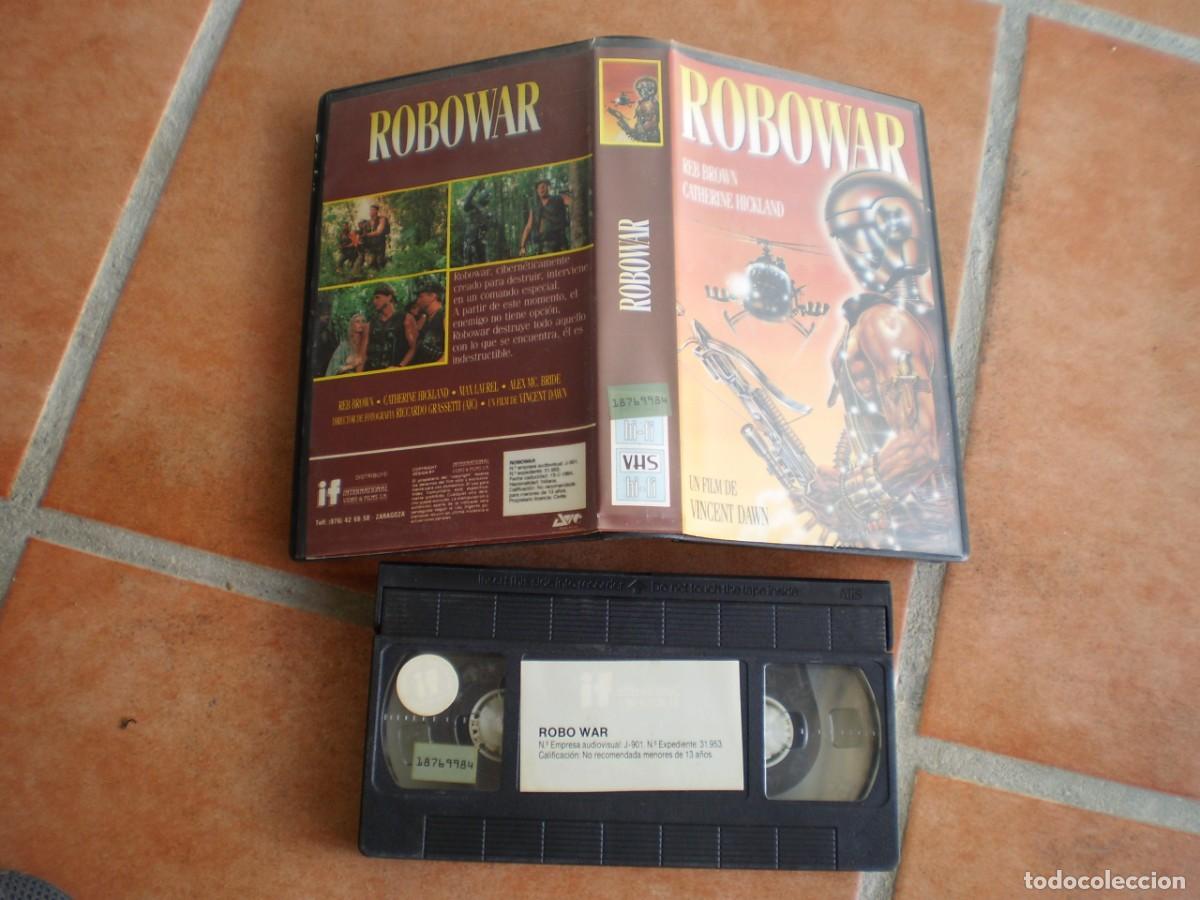 Cine: VHS. ROBOWAR. BUEN VISIONADO - Foto 3