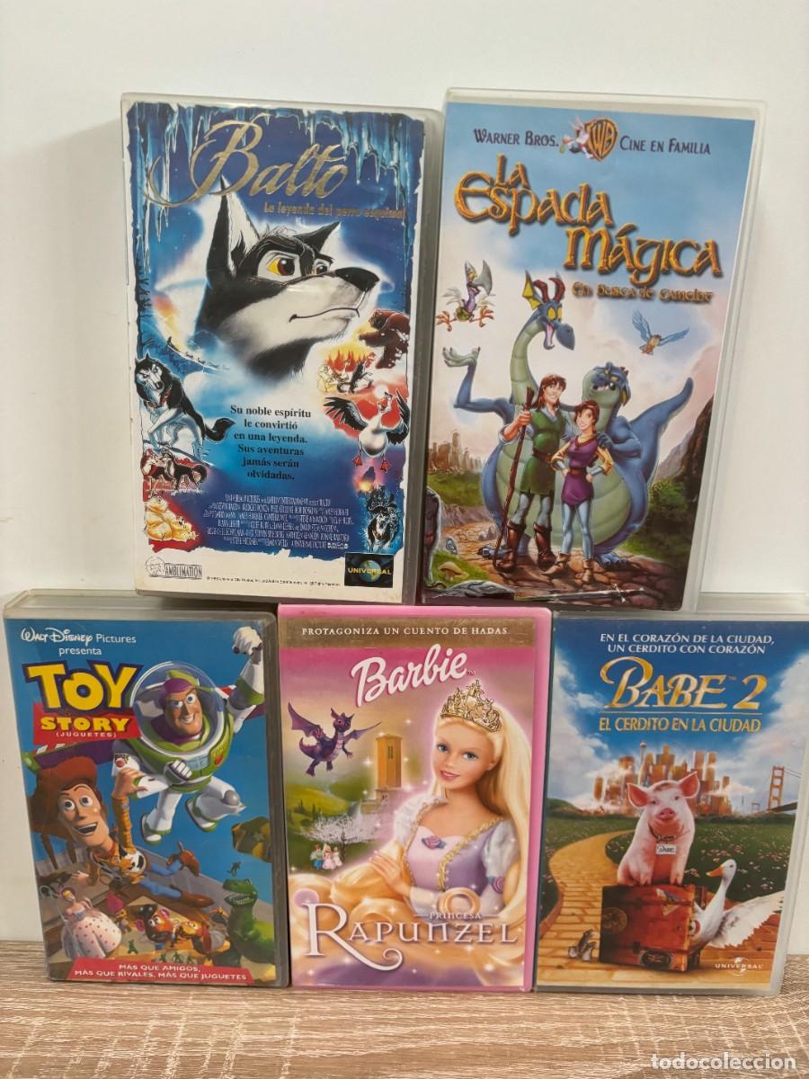 Cine: LOTE 5 VHS INFANTIL disney