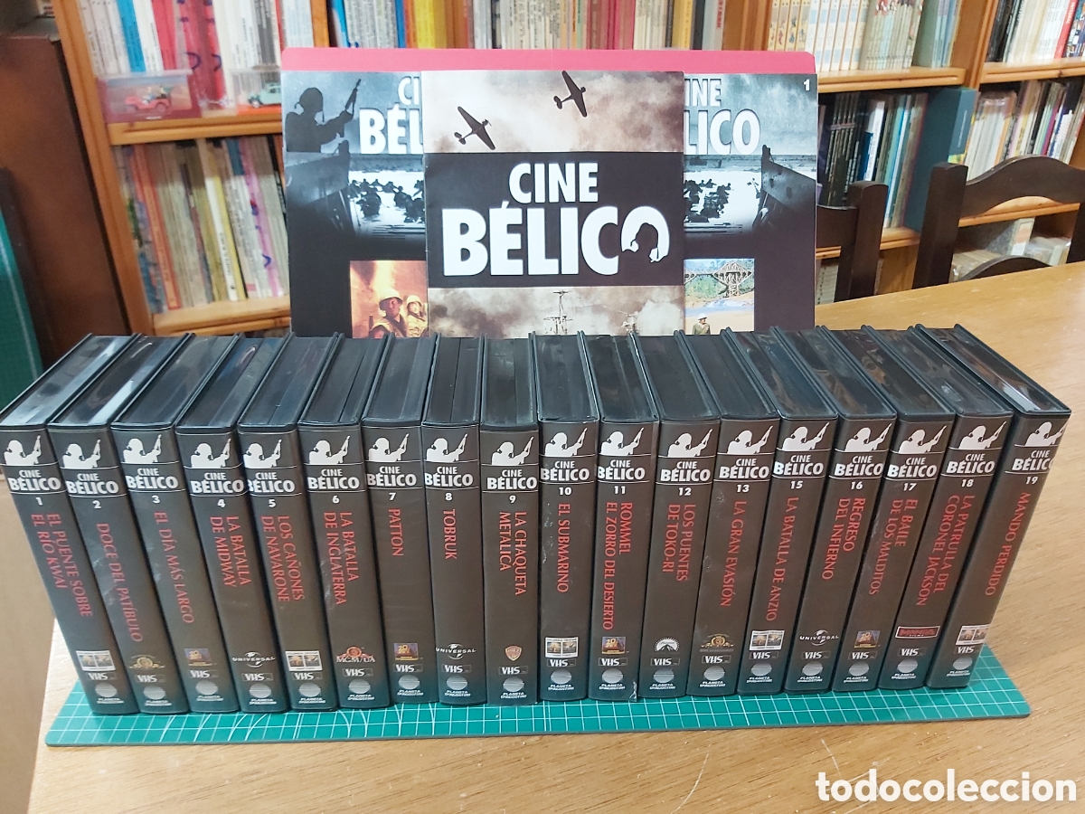 Cine: VHS * CINE BELICO * LOTE DE 18 PEL&Iacute;CULAS.VHS CON FASCICULOS * PLANETA DE AGOSTINI *