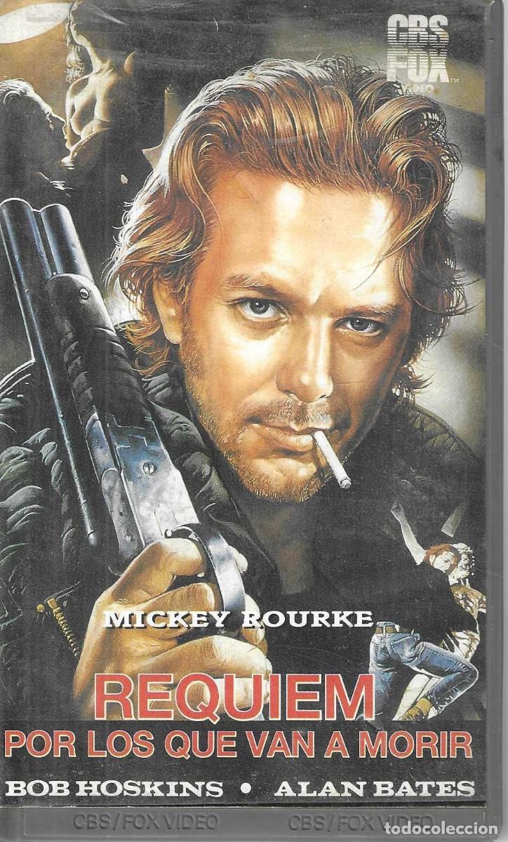 Cine: REQUIEM POR LOS QUE VAN A MORIR - MICKEY ROURKE, BOB HOSKINS, ALAN BATES - CBS FOX VIDEO 1988