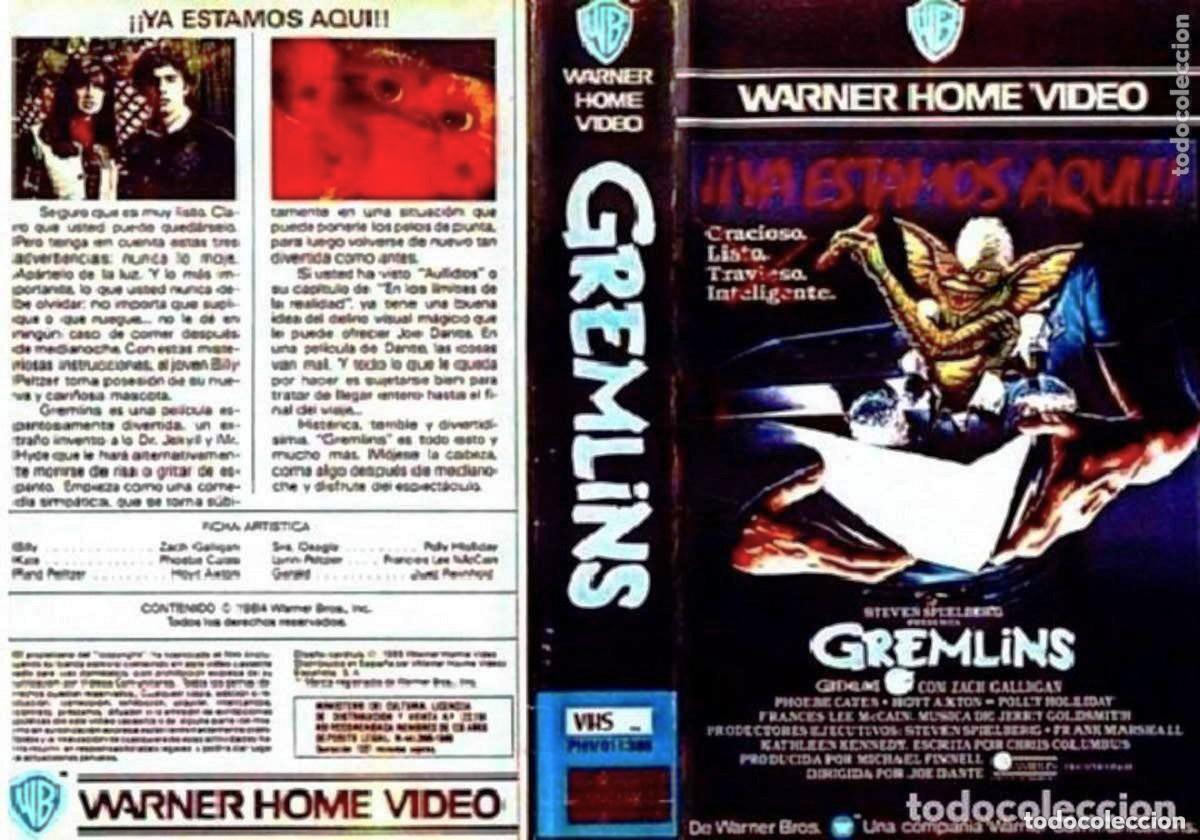 Cine: GREMLINS. CINE EN FORMATO VHS. - Foto 1