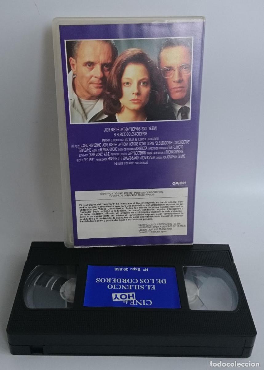Cine: EL SILENCIO DE LOS CORDEROS EN VHS - Foto 2