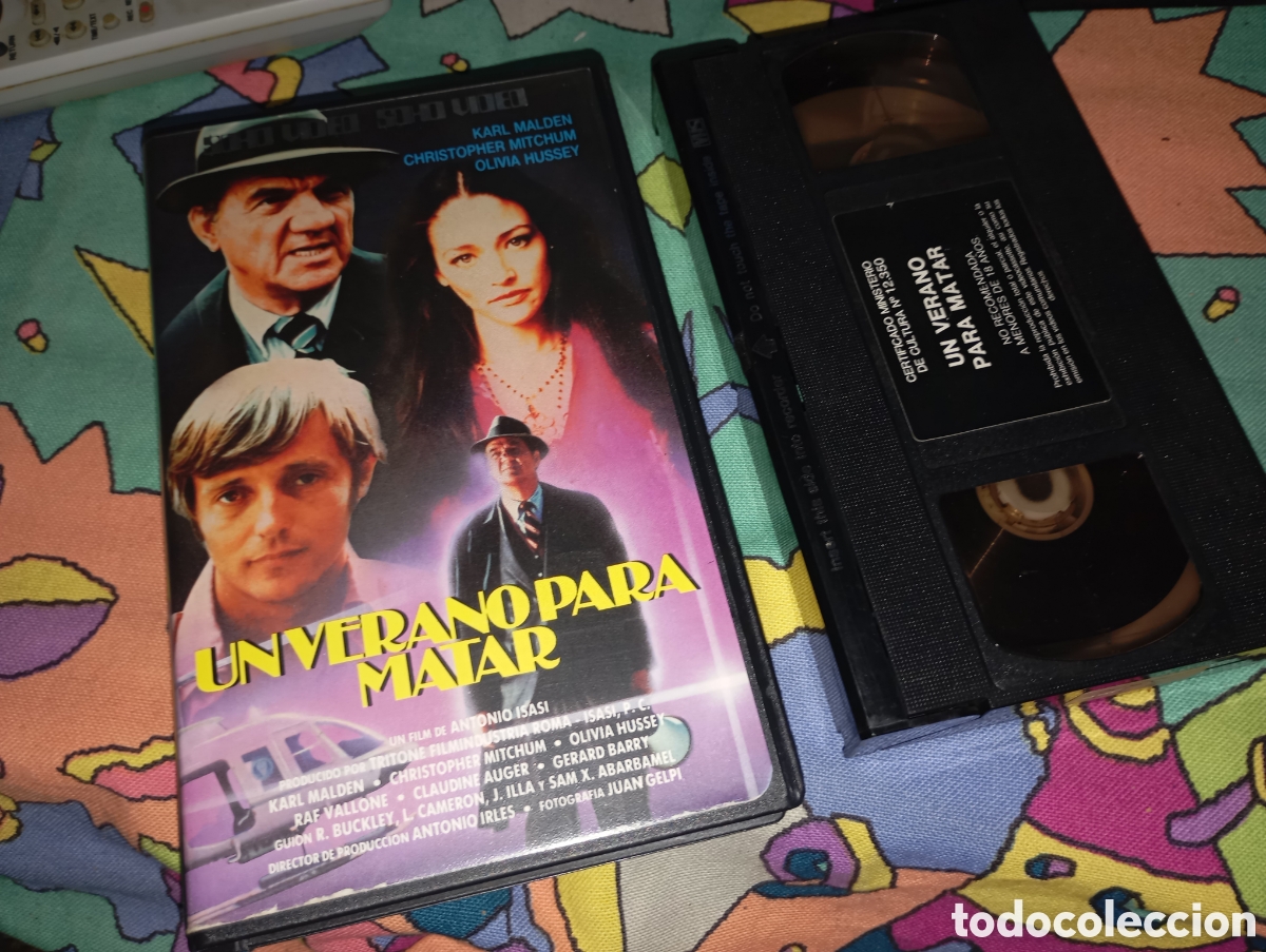 Cine: Un verano para matar- vhs- Antonio isasi
