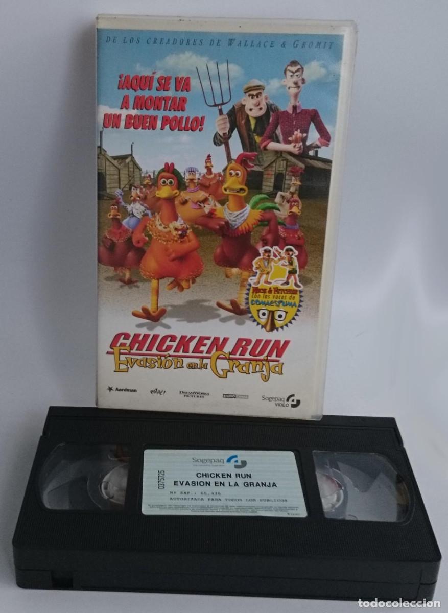 Cine: CHICKEN RUN EVASION EN LA GRANJA EN VHS - Foto 1
