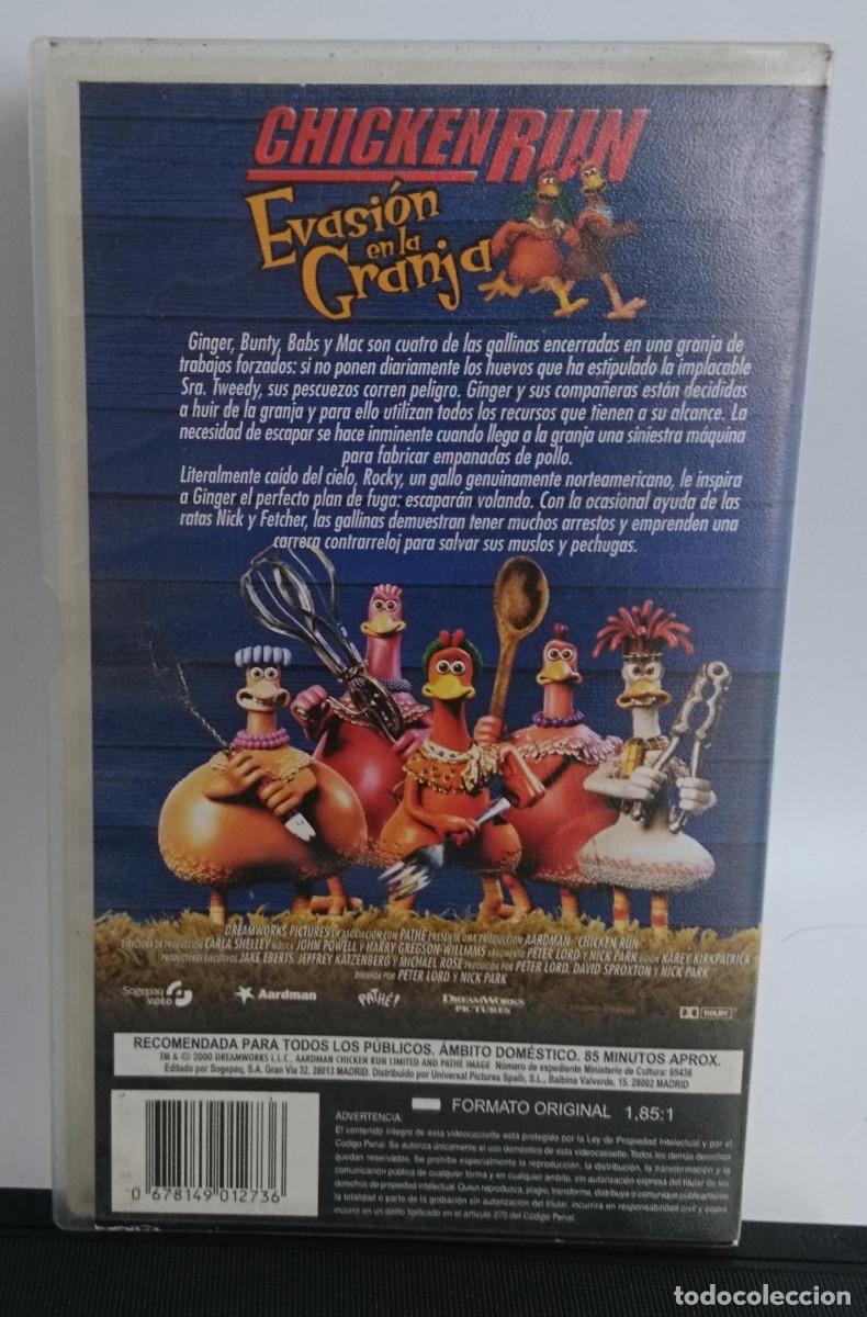 Cine: CHICKEN RUN EVASION EN LA GRANJA EN VHS - Foto 2