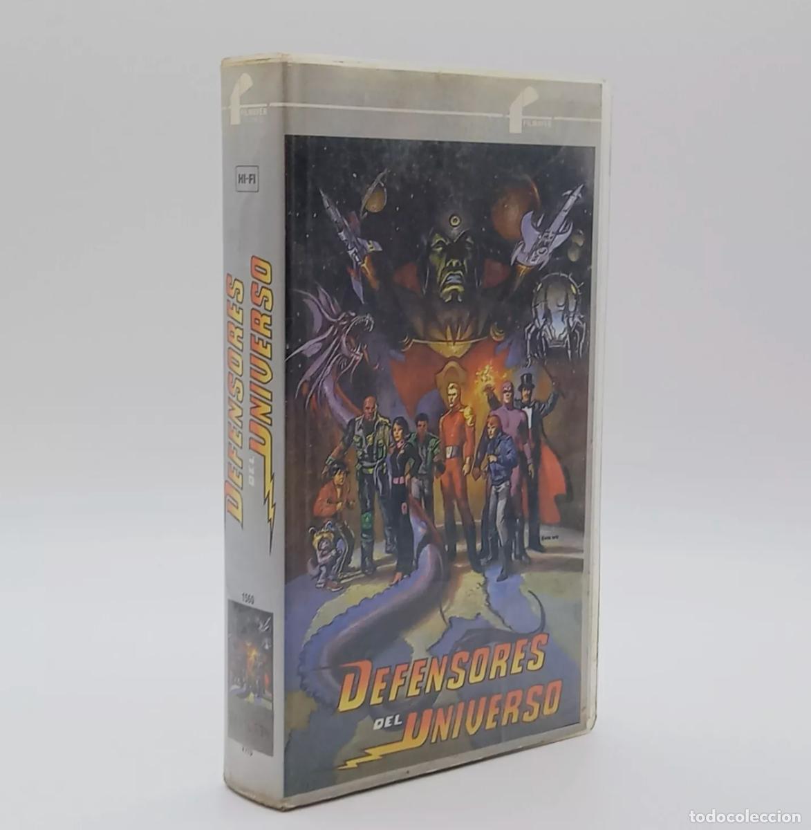 Cine: VHS PAL Defensores del universo Filmayer Video castellano original ANIMACI&Oacute;N