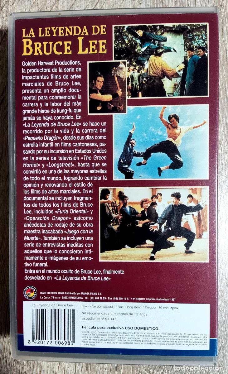 Cine: VHS - LA LEYENDA DE BRUCE LEE - DOCUMENTAL - Foto 3