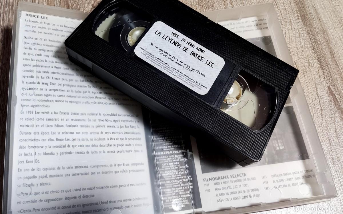 Cine: VHS - LA LEYENDA DE BRUCE LEE - DOCUMENTAL - Foto 4