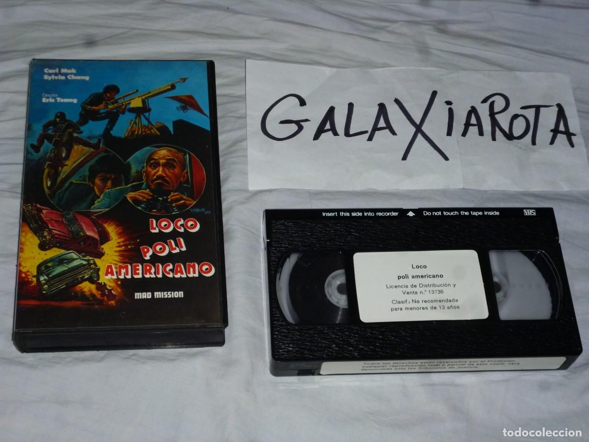 Cinema: Loco poli americano. Mad mission. Pelicula en video VHS