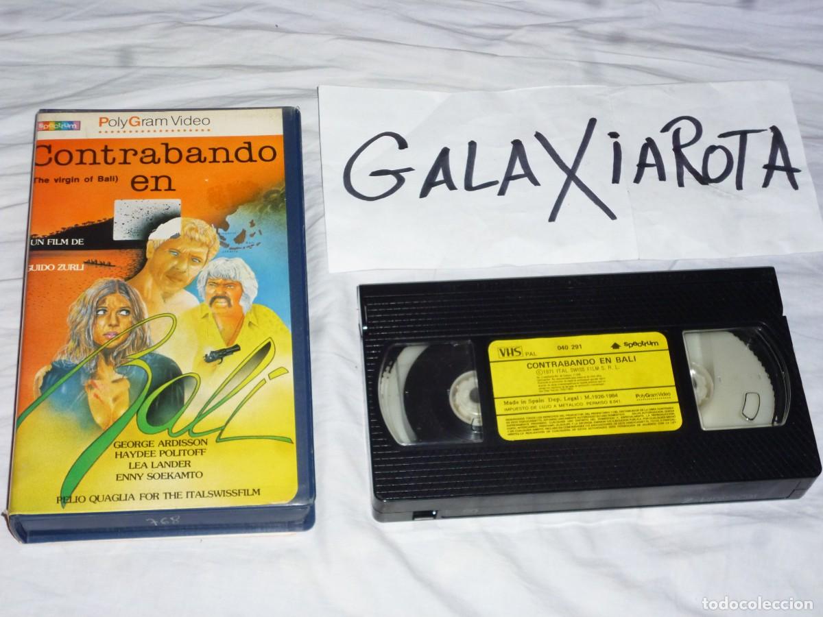 Cinema: Contrabando en bali. Guido Zurli. Pelicula en video VHS